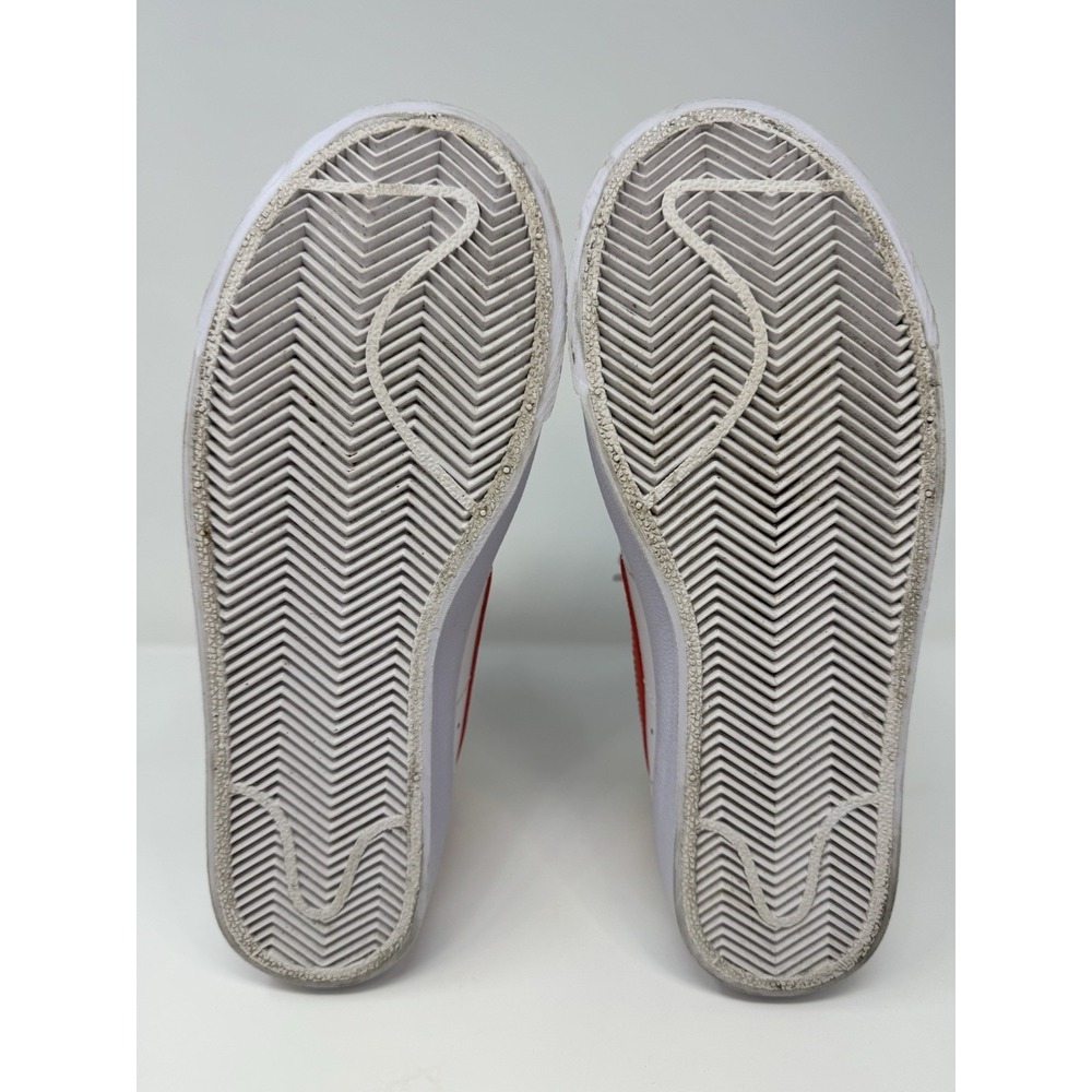 Nike Blazer Mid '77 Unisex Kids GS 4.5Y White/Orange Shoes Sneakers [DA4086-110] - Picture 8 of 11
